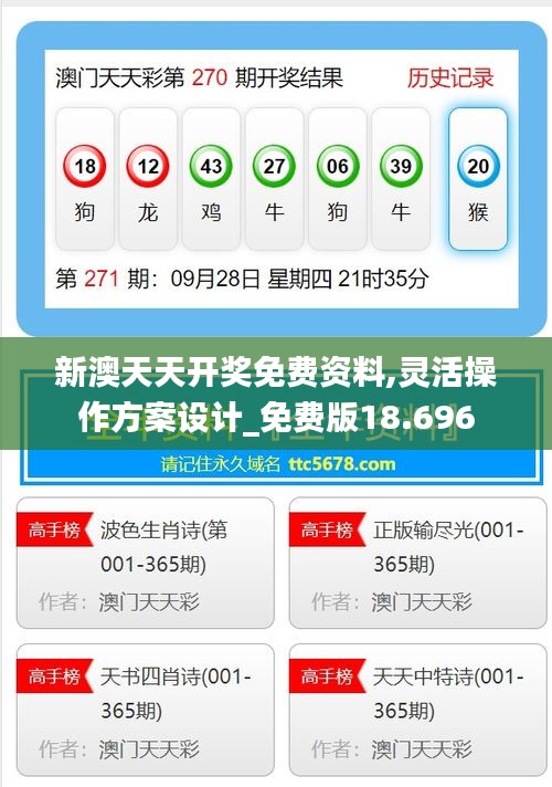 新澳天天开奖免费资料,灵活操作方案设计_免费版18.696