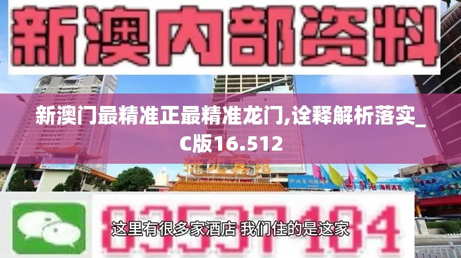 新澳门最精准正最精准龙门,诠释解析落实_C版16.512