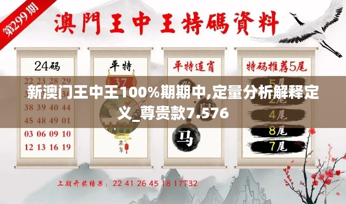 新澳门王中王100%期期中,定量分析解释定义_尊贵款7.576