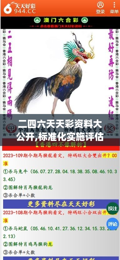 二四六天天彩资料大公开,标准化实施评估_冒险版5.920