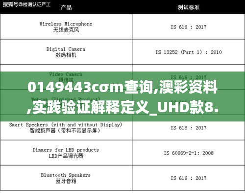 0149443cσm查询,澳彩资料,实践验证解释定义_UHD款8.152