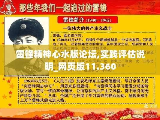 雷锋精神心水版论坛,实践评估说明_网页版11.360