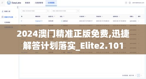 2024澳门精准正版免费,迅捷解答计划落实_Elite2.101
