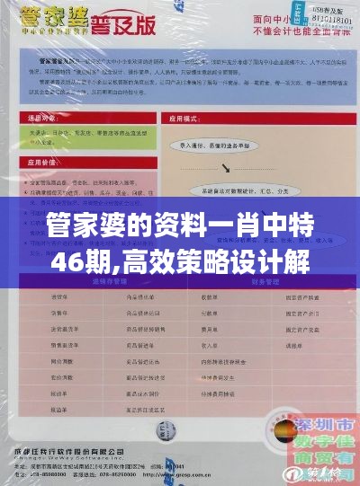 管家婆的资料一肖中特46期,高效策略设计解析_tool6.106