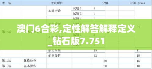 澳门6合彩,定性解答解释定义_钻石版7.751