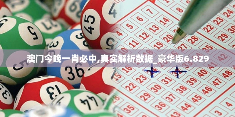 澳门今晚一肖必中,真实解析数据_豪华版6.829