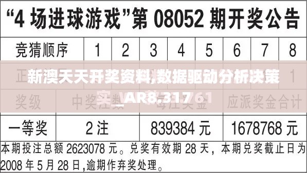 新澳天天开奖资料,数据驱动分析决策_AR8.317