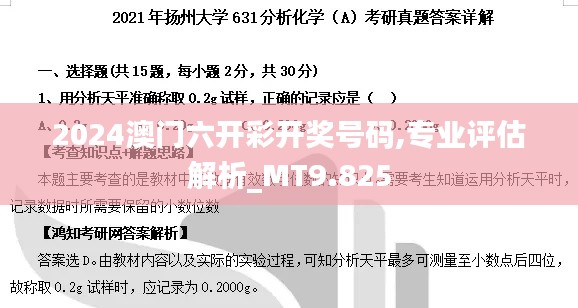 2024澳门六开彩开奖号码,专业评估解析_MT9.825