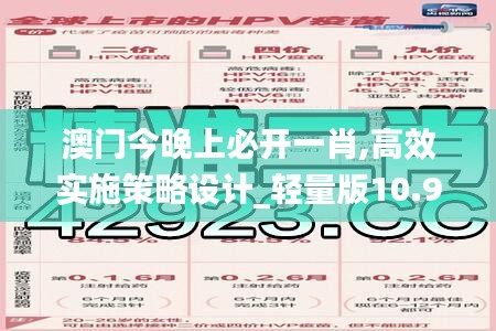 澳门今晚上必开一肖,高效实施策略设计_轻量版10.935