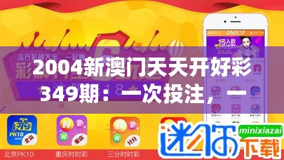 2004新澳门天天开好彩349期：一次投注，一生回忆