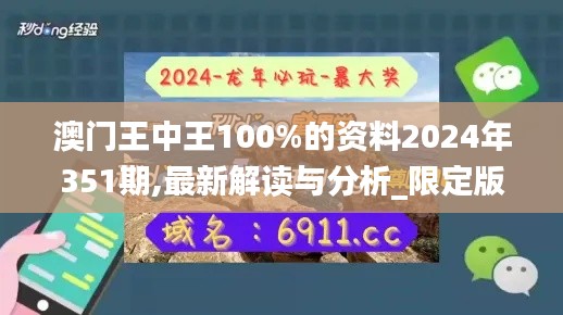 澳门王中王100%的资料2024年351期,最新解读与分析_限定版7.911