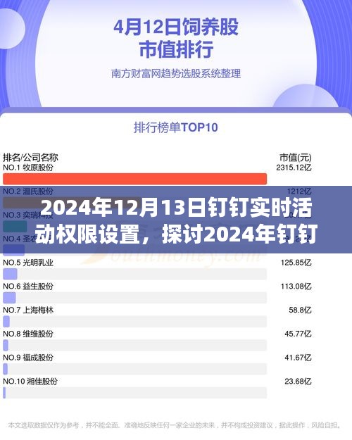 2024年钉钉实时活动权限设置的重要性及其影响深度解析
