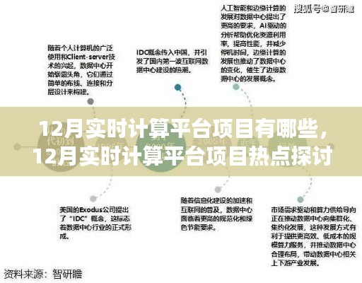 12月实时计算平台项目热点解析，实时计算趋势、影响及观点探讨