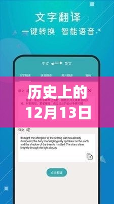 手游实时翻译app革新之旅，跨越语言界限的12月13日里程碑事件回顾