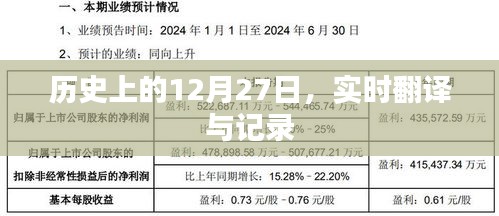 历史上的大事件，12月27日的实时翻译与记录历程