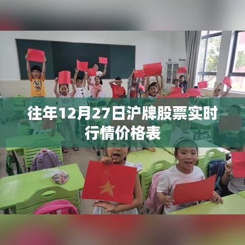 沪牌股票实时行情价格表（往年12月27日数据）