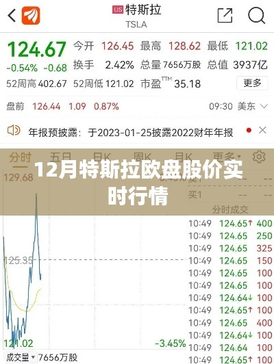 特斯拉欧盘股价实时行情动态