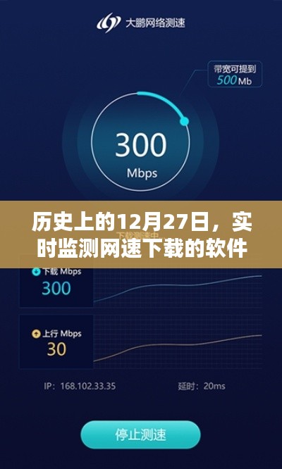 历史上的12月27日，网速实时监测下载软件概览