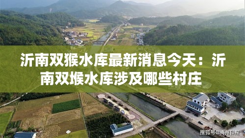 沂南双猴水库最新消息今天：沂南双堠水库涉及哪些村庄 
