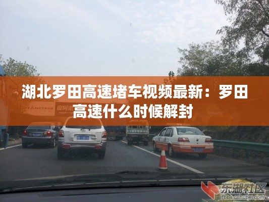 湖北罗田高速堵车视频最新：罗田高速什么时候解封 
