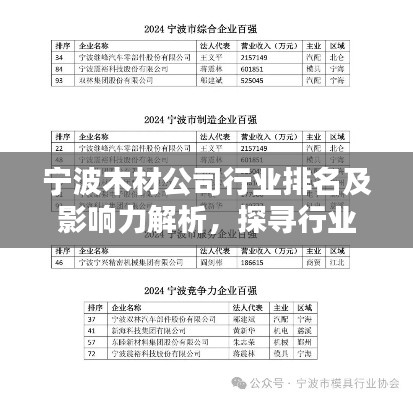 宁波木材公司行业排名及影响力解析，探寻行业领导者榜单