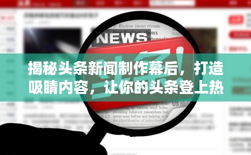 揭秘头条新闻制作幕后，打造吸睛内容，让你的头条登上热搜！