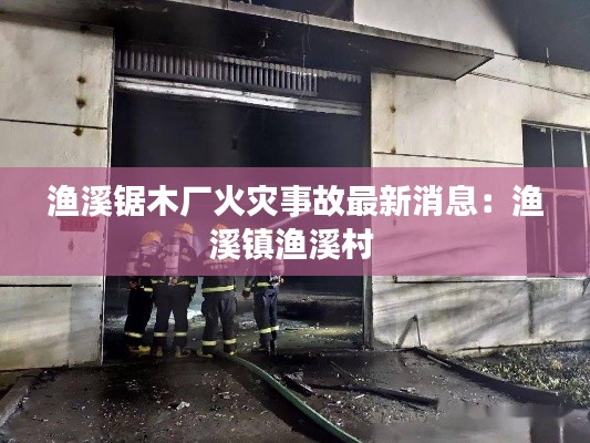 渔溪锯木厂火灾事故最新消息：渔溪镇渔溪村 