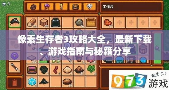 像素生存者3攻略大全，最新下载、游戏指南与秘籍分享