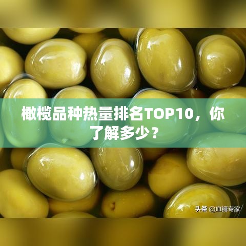 橄榄品种热量排名TOP10，你了解多少？