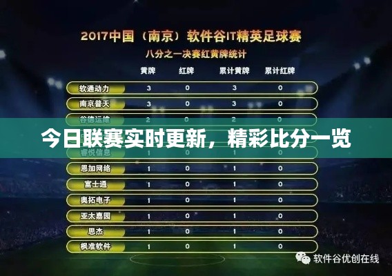 今日联赛实时更新，精彩比分一览