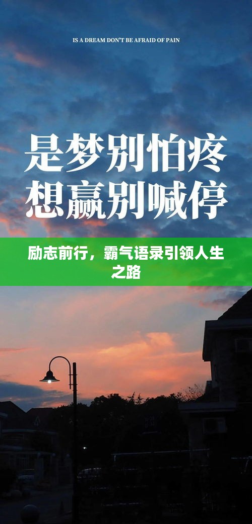 励志前行，霸气语录引领人生之路