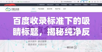 百度收录标准下的吸睛标题，揭秘纯净反义词的世界，探寻对立意义的奥秘之旅！