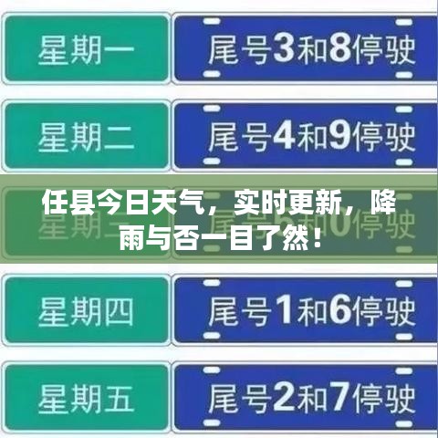 任县今日天气，实时更新，降雨与否一目了然！