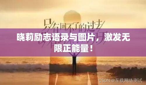 晓莉励志语录与图片，激发无限正能量！