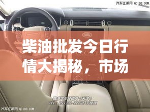 柴油批发今日行情大揭秘，市场动态及最新查询信息一网打尽