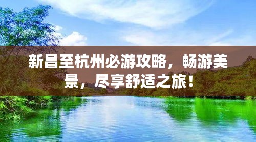新昌至杭州必游攻略，畅游美景，尽享舒适之旅！