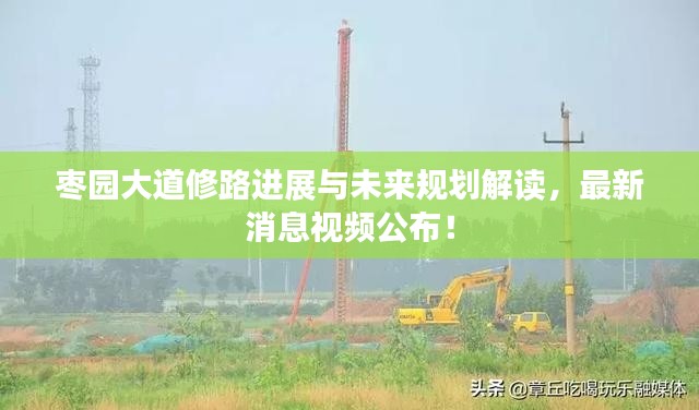 枣园大道修路进展与未来规划解读，最新消息视频公布！