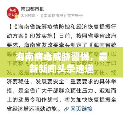 海南病毒威胁警惕，最新新闻头条速递