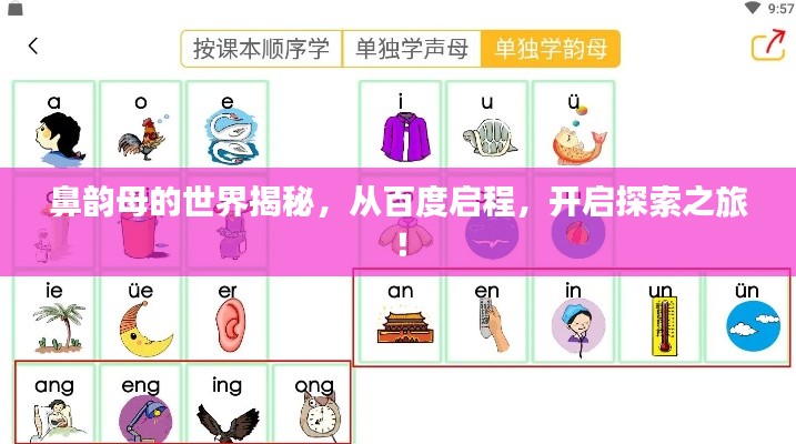 鼻韵母的世界揭秘，从百度启程，开启探索之旅！