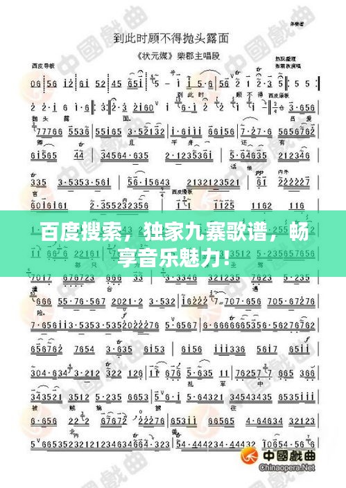 百度搜索，独家九寨歌谱，畅享音乐魅力！
