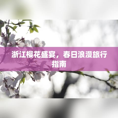浙江樱花盛宴，春日浪漫旅行指南