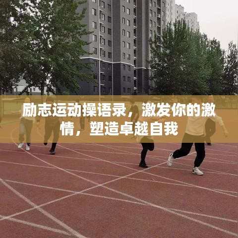 励志运动操语录，激发你的激情，塑造卓越自我