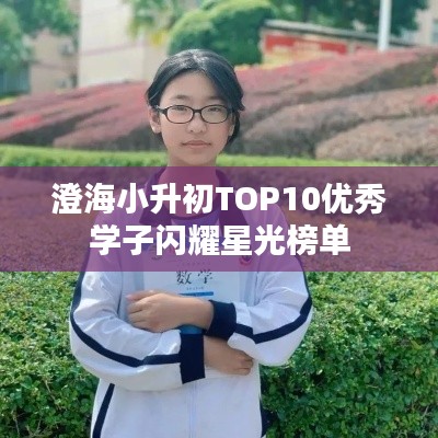 澄海小升初TOP10优秀学子闪耀星光榜单
