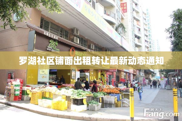 罗湖社区铺面出租转让最新动态通知
