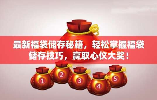 最新福袋储存秘籍，轻松掌握福袋储存技巧，赢取心仪大奖！
