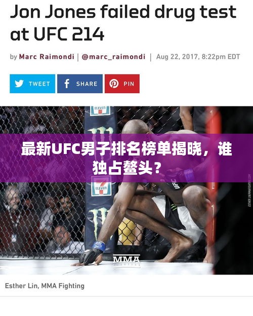 最新UFC男子排名榜单揭晓，谁独占鳌头？