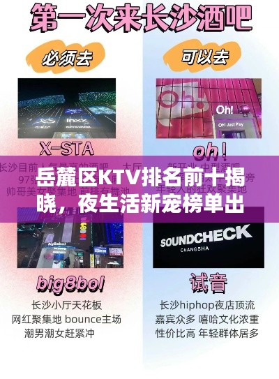 岳麓区KTV排名前十揭晓，夜生活新宠榜单出炉！