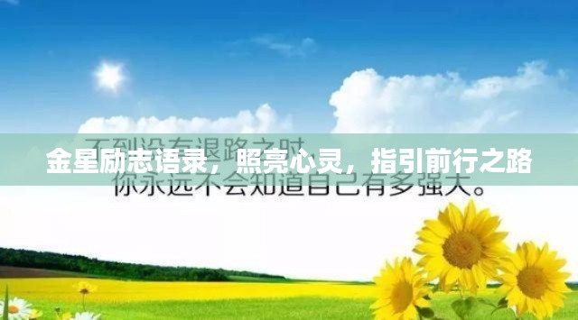 金星励志语录，照亮心灵，指引前行之路