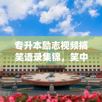 专升本励志视频搞笑语录集锦，笑中带学，励志前行！