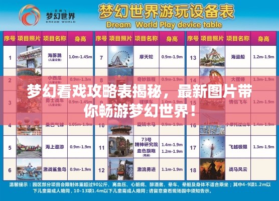梦幻看戏攻略表揭秘，最新图片带你畅游梦幻世界！